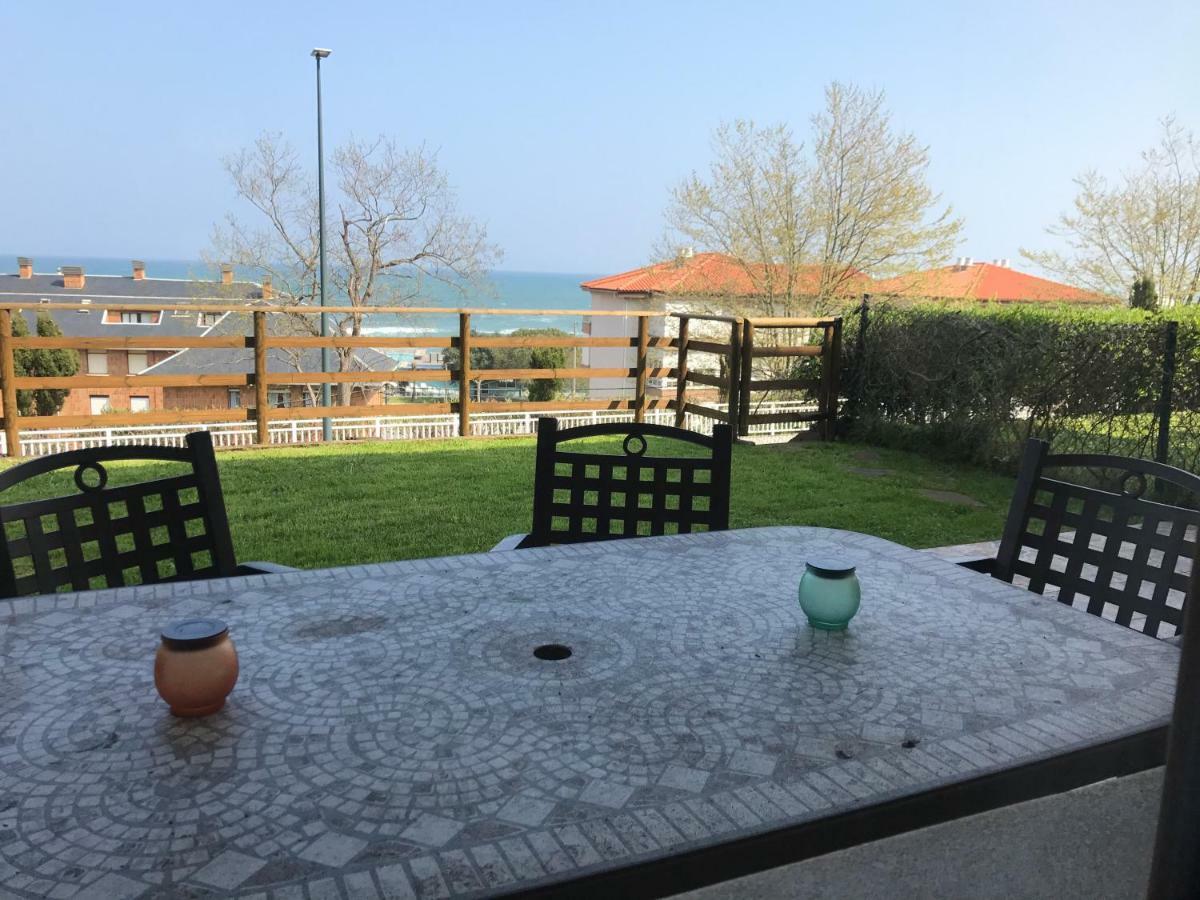 Casa De Las Flores - Apartamento Con Jardin Privado Frente A La Playa De Comillas Exterior foto
